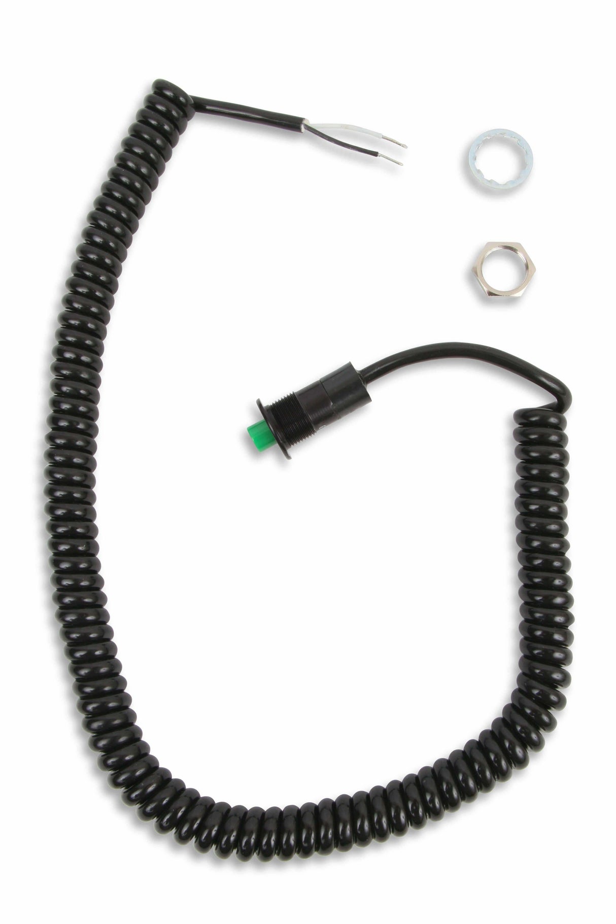 B&M Momentary Switch - Green Button black