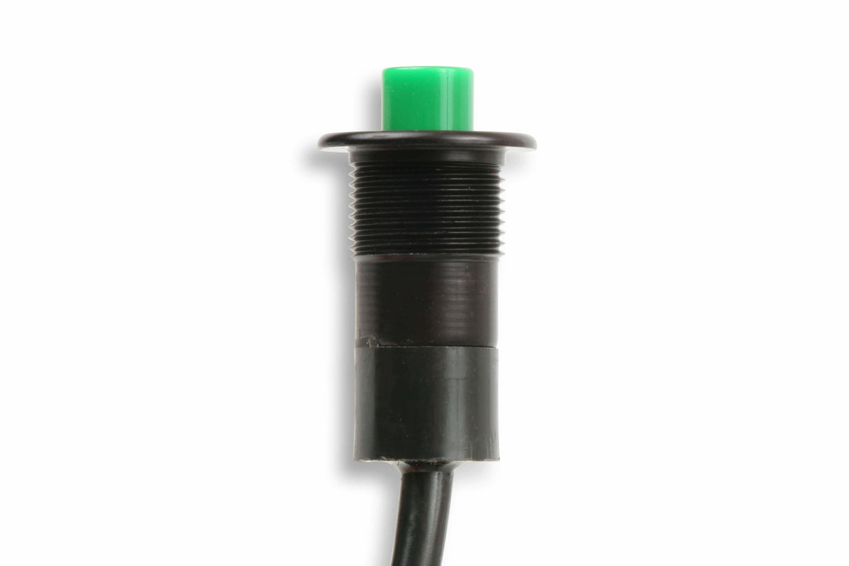 B&M Momentary Switch - Green Button black