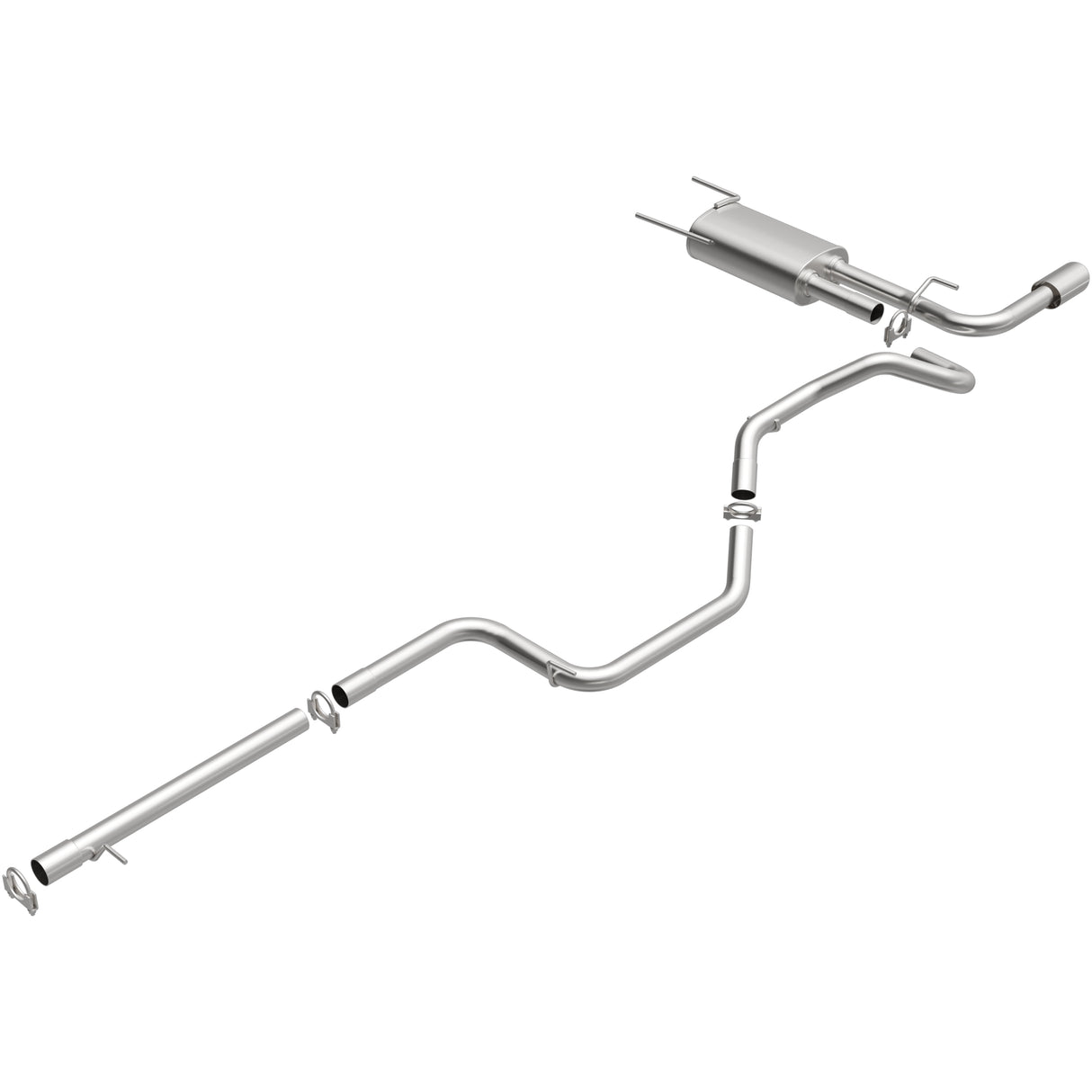 2010-2013 Mazda 3 Direct-Fit Replacement Exhaust System 106-0430 aluminized steel