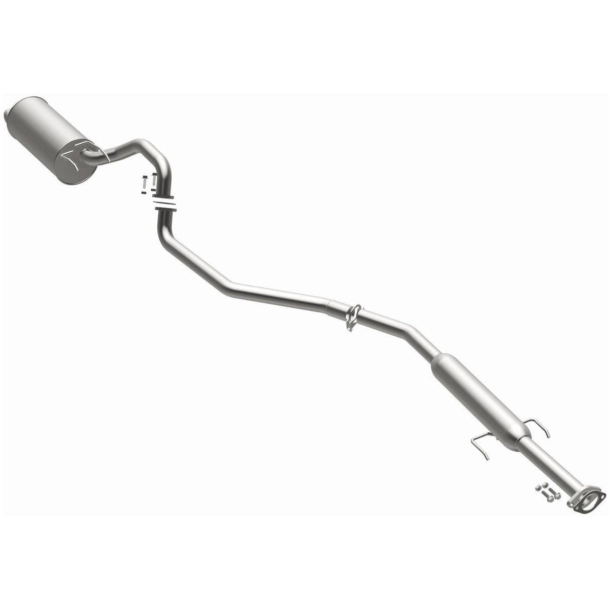 Fits 2004-2008 Kia Direct-Fit Replacement Exhaust System aluminized steel