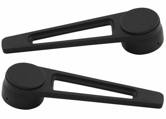 Fits 1960-1972 Chevrolet C10 Pickup; Billet Door Handle - Black - Pair BDH87BK