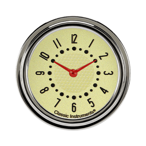 Bel Era III Matching Tan 2 5/8" Clock BET92T