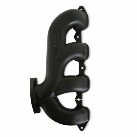 Hooker BlackHeart LT Swap Exhaust Manifolds-Rear Dump-Black BHS5194