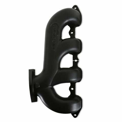 Hooker BlackHeart LT Swap Exhaust Manifolds-Rear Dump SBC Exit-Black BHS5198