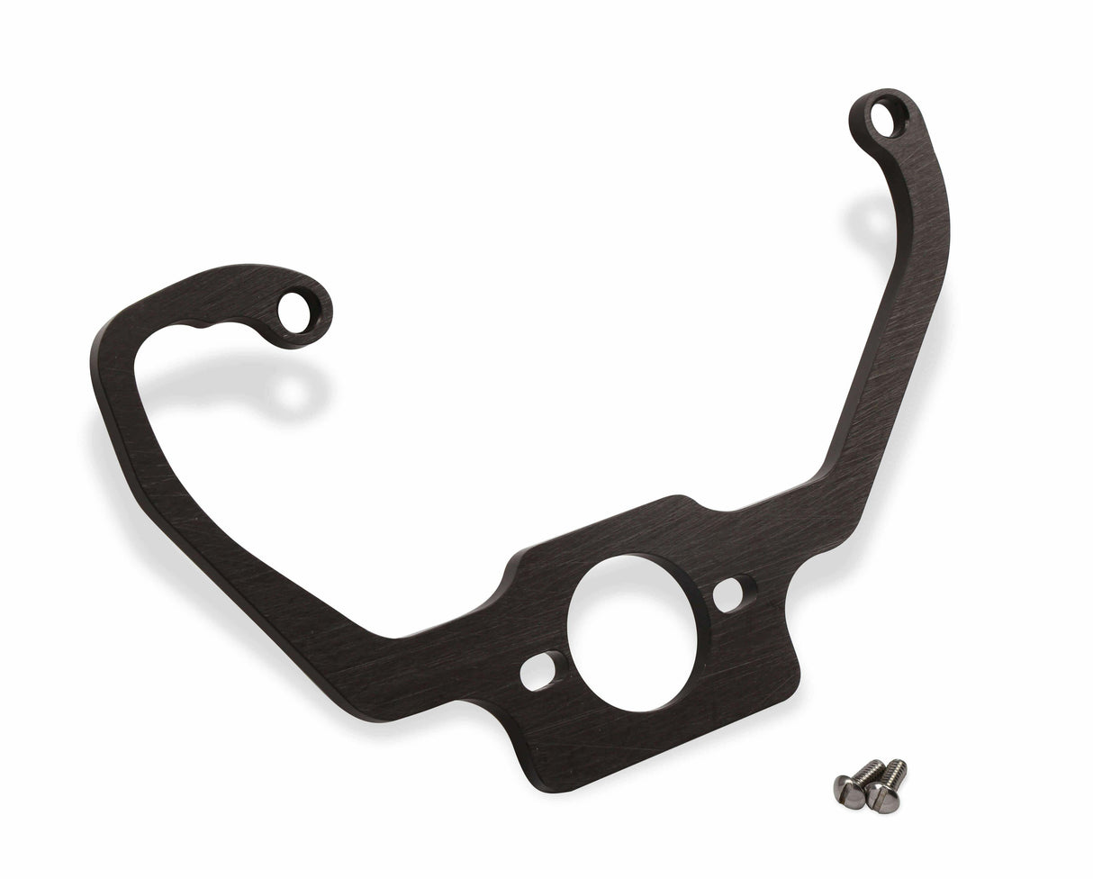Holley Billet Regulator Bracket - 20-275 black aluminum
