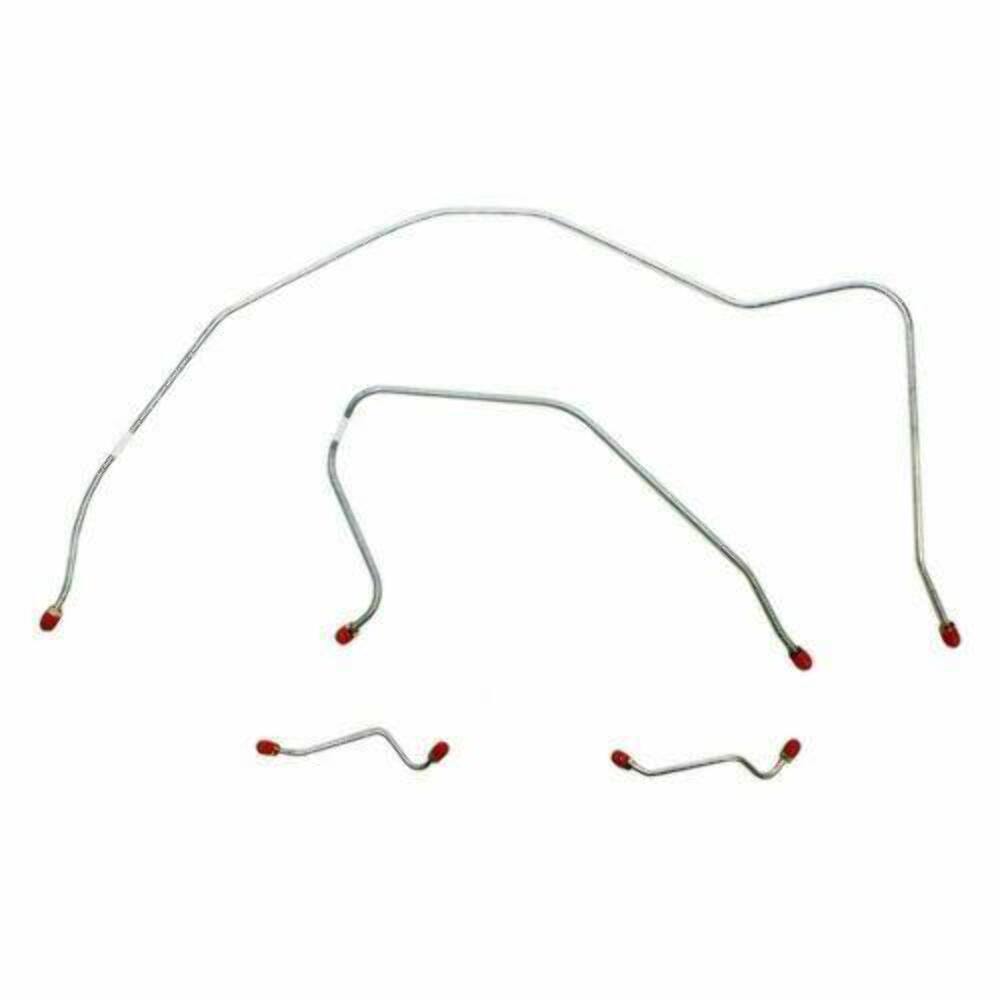 Front Brake Line Kit for 1956-1957 Chevy Bel Air stainless steel
