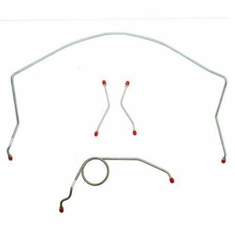 Front Brake Line Kit for 1959-1961 Chevy Bel Air steel