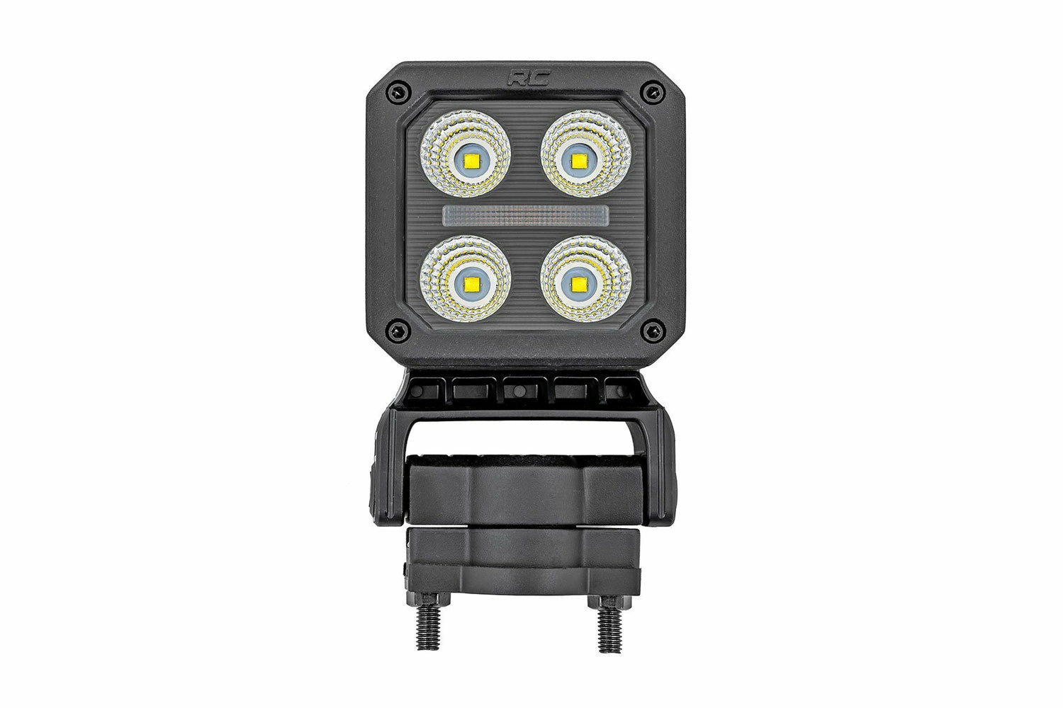 Black Series LED Light Pair; 2 Inch; Flood; Swivel Mount 70802