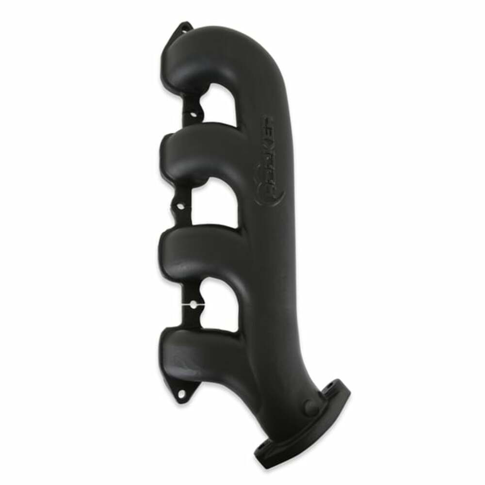 Hooker BlackHeart LT Swap Exhaust Manifolds-Rear Dump SBC Exit-Black BHS5198
