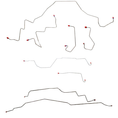1997-2001 Ford F-150 Complete Brake Line and Hose Kit 4WD AWABS Disc Brakes BLH43SS