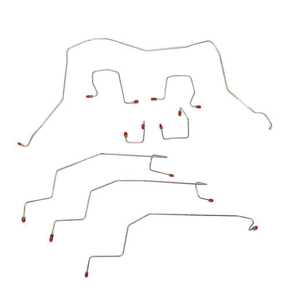 Brake Line for 2013 01-02 Dodge Ram 2500 ABS 4WD disc brakes stainless steel