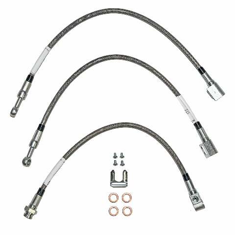 Brake Line for 95-01 Jeep Cherokee No ABS stainless steel