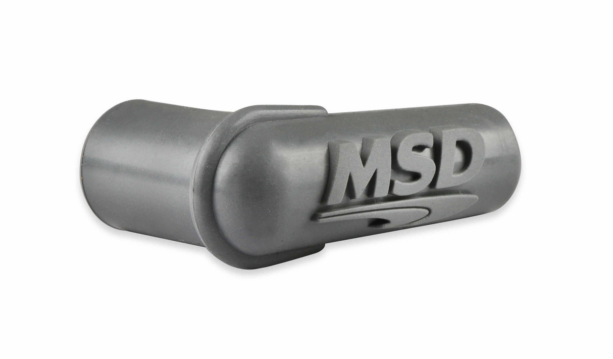 MSD spark plug wire set BOOTS-90-DEGREE-LOGO-SPARK-PLUG-GRAY-SILICONE-50EA-34514