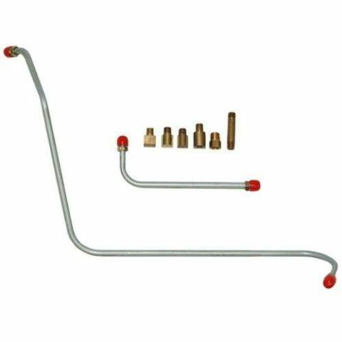 1957 Chevrolet Bel Air Pump to Carburetor Fuel Line w/ 6 Fittings - BPC5701SS