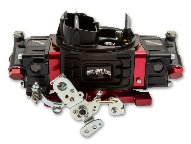 Quick Fuel Carburetor BR-67318; Street 650 cfm 4bbl Mechanical Black/Red aluminum LED