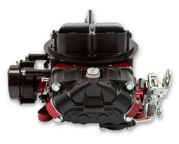 Quick Fuel Carburetor BR-67318; Street 650 cfm 4bbl Mechanical Black/Red aluminum LED
