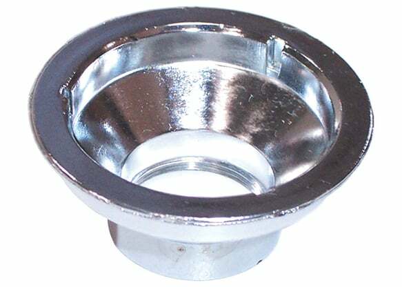 1969-1972 Chevrolet Blazer; Ignition Switch Bezel - Large - Chrome BR10027