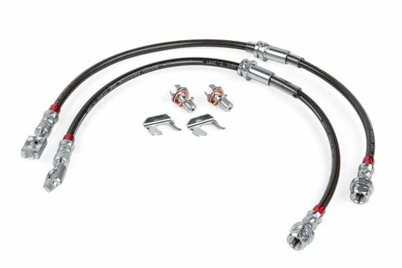 Fits 2006-09 A3 Quattro Audi Braided S/S Brake Lines Front set and VW stainless steel polished