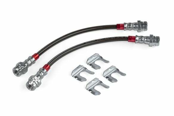 Fits 2006-09 A3 Quattro Audi Braided S/S Brake Lines Rear Set and VW stainless steel polished