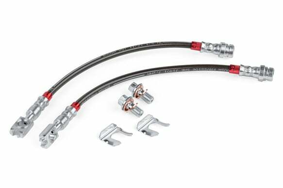 Fits 2015-19 Golf SportWagen Volkswagen S/S Brake Lines Rear set stainless steel polished