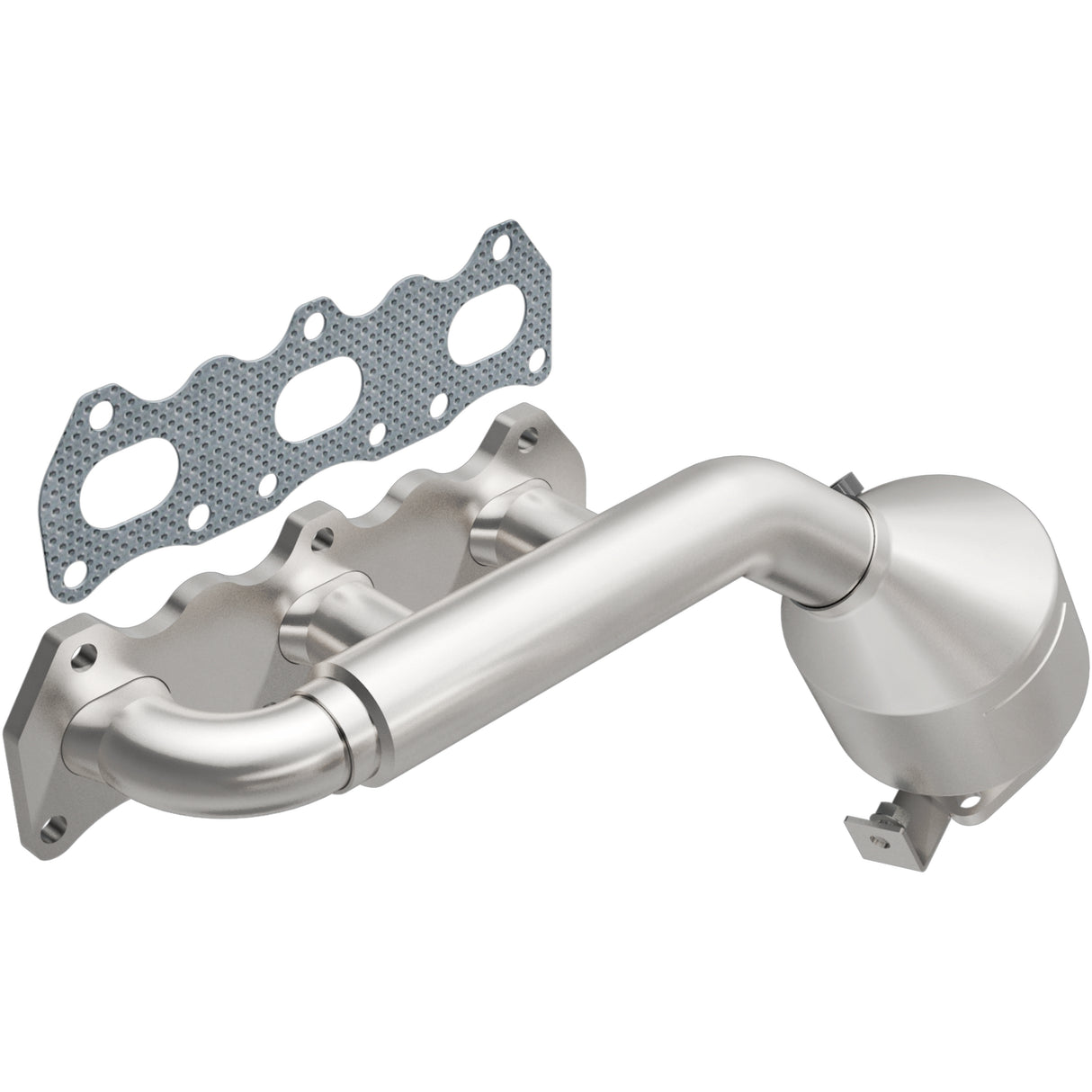 Catalytic Converter with Integrated Exhaust Manifold for HM Grade Federal / EPA Compliant Direct-Fit Manifold Catalytic