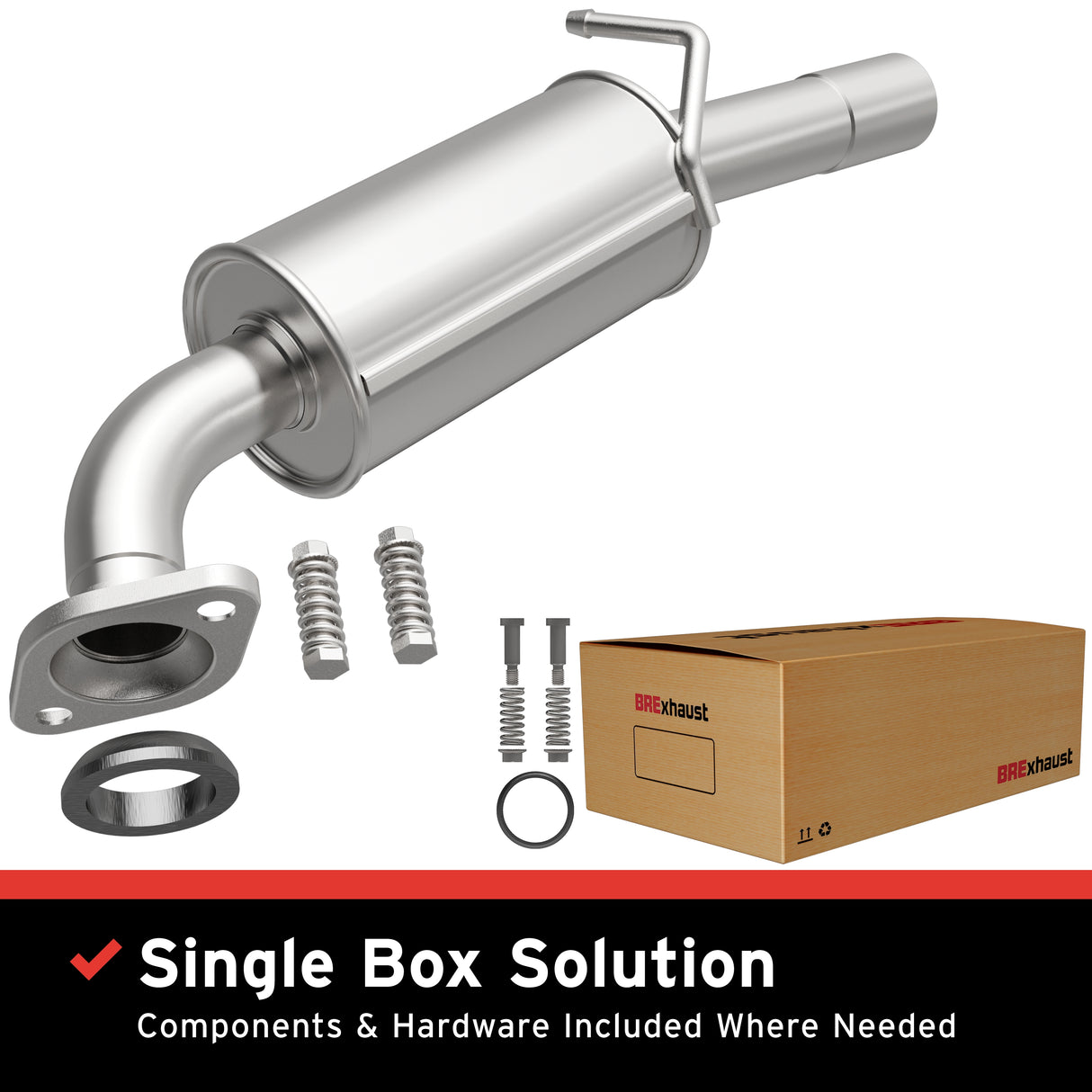 t 2004-2007 Toyota Highlander Direct-Fit Muffler Kit 108-0117 Brexhaust
