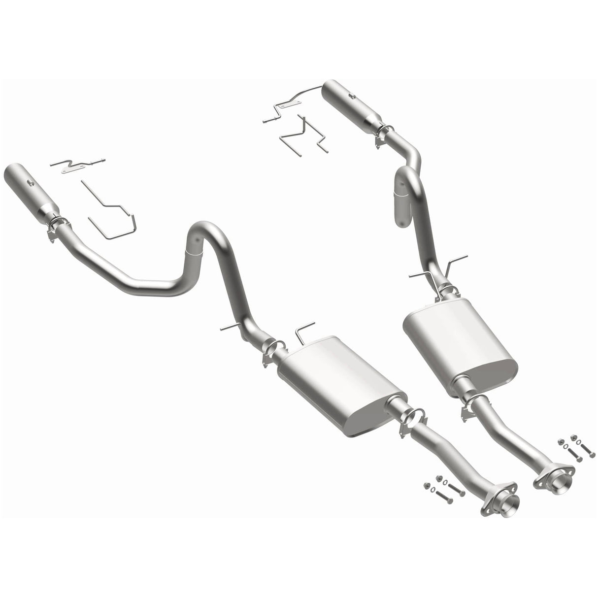 Fits 1994-1998 Ford Mustang Direct-Fit Replacement Exhaust System stainless steel