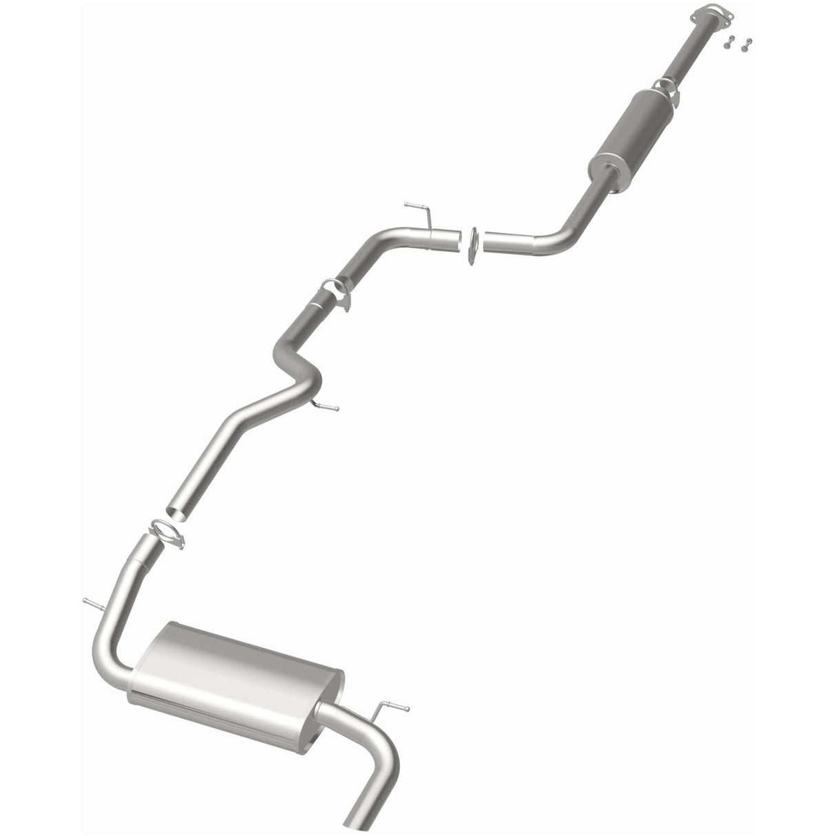 2012-2017 Ford Focus Direct-Fit Replacement Exhaust System 106-0583 aluminized steel