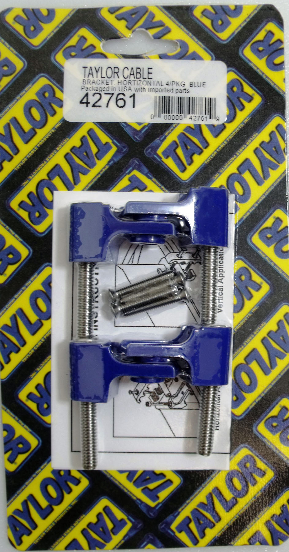 Spark Plug Wire Holder 4 Blue 42761