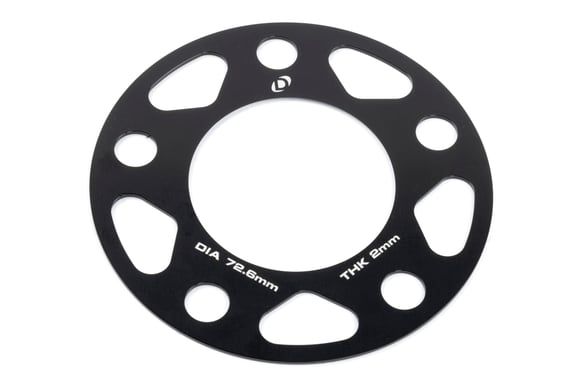 Spacers; 5x120 for 72.6mm CB for 2mm Thick D210-2032