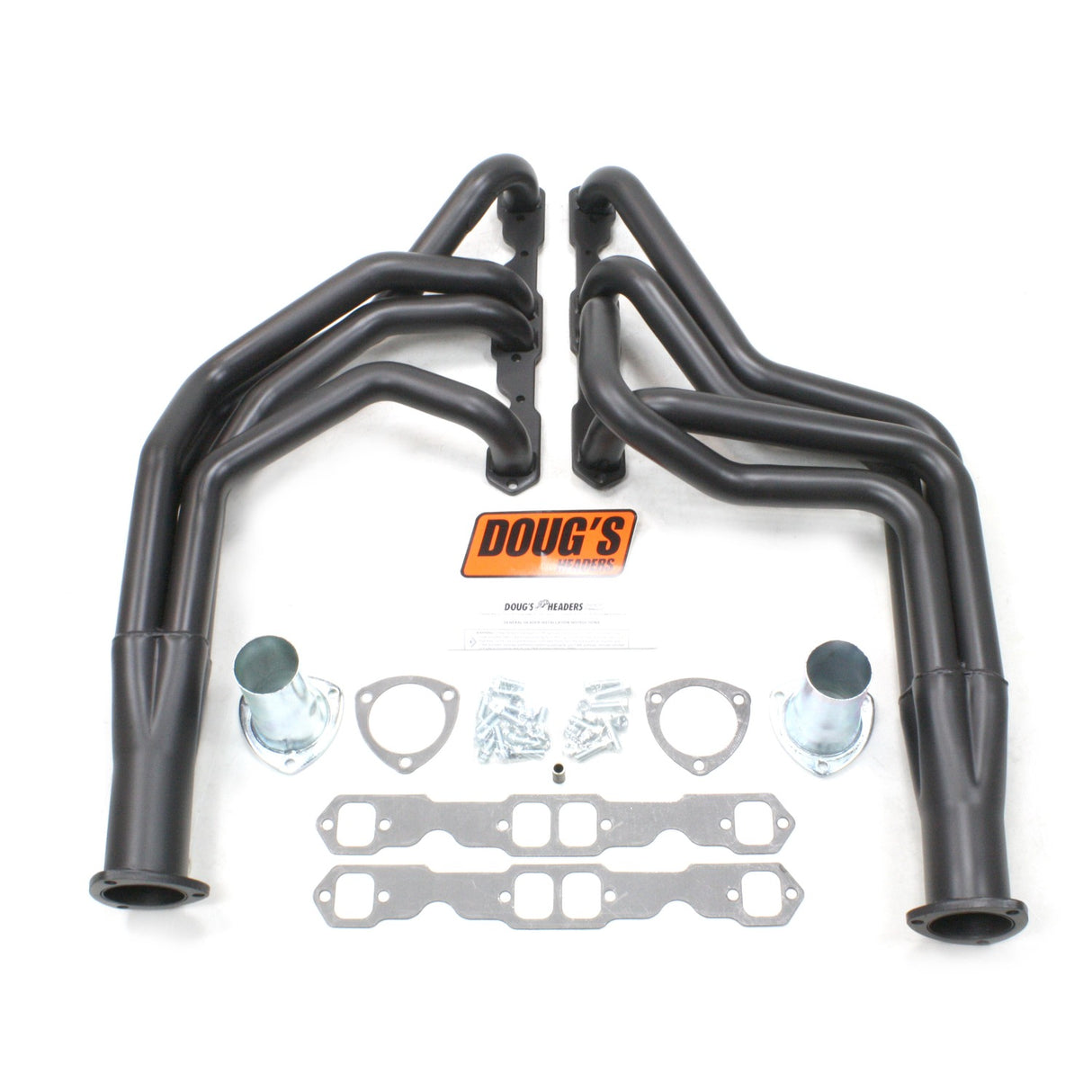 Long Tube Headers for 55-57 Chevy 265-400 SBC 1-3/4in Primary D353-B