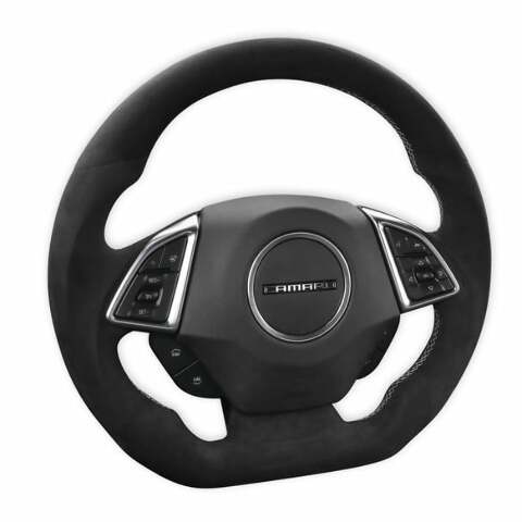 Fits 2016-2022 Chevrolet Camaro Muscle Cars Steering Wheel-Alcantara CA950-14