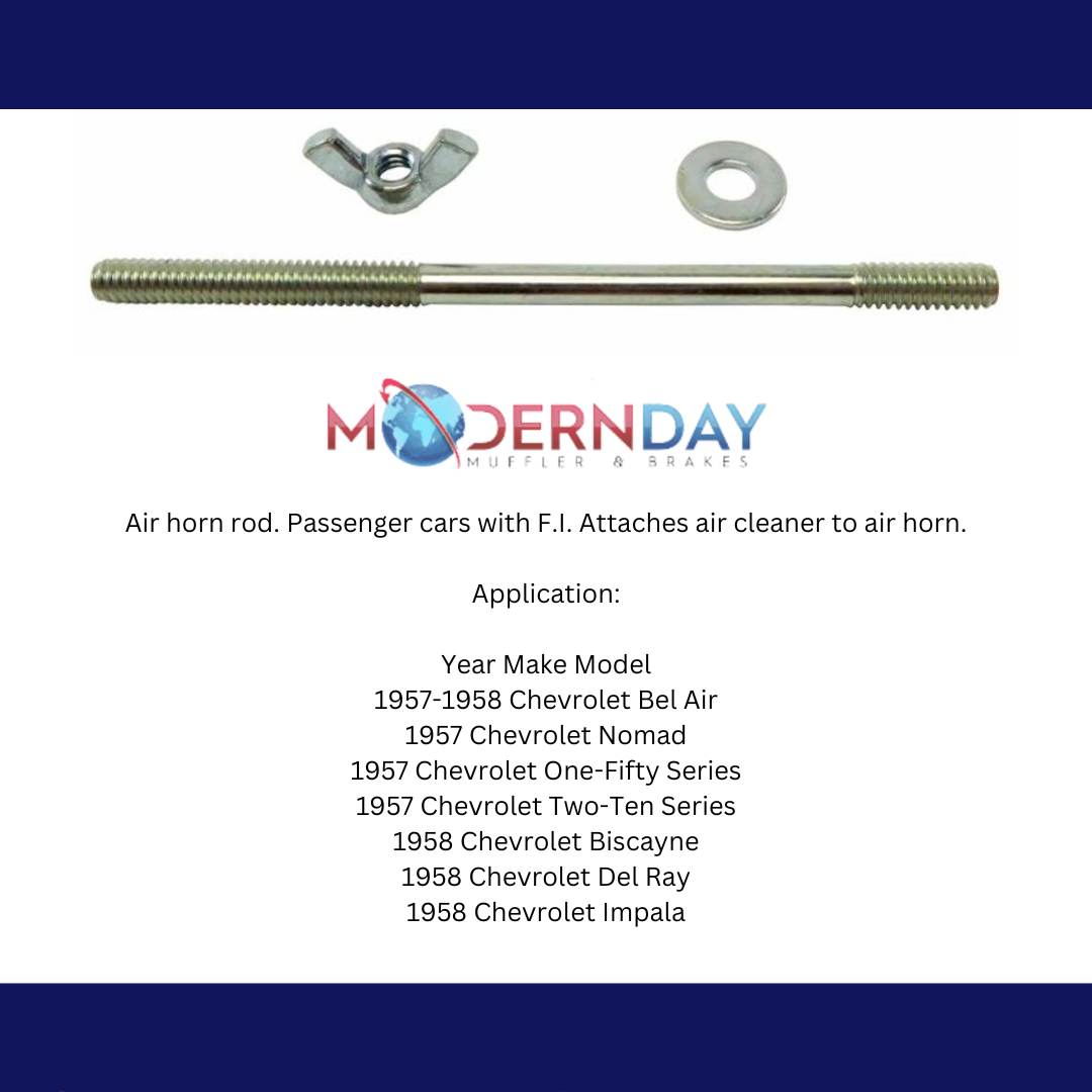 Fits 1957 - 1958 Chevrolet Full Size Carburetor Air Cleaner Rod CACR08