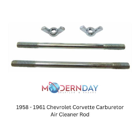 carburetor air cleaner rod fits 1958-1961 Chevy Corvette rolled thread 4 bbl 2x4 bbl CACR40 Shafer's Classic Reproductions