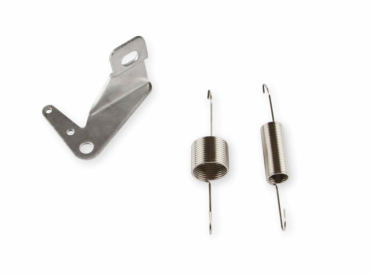 Mr. Gasket carburetor throttle cable bracket 6092MRG fits Holley carburetors stainless steel