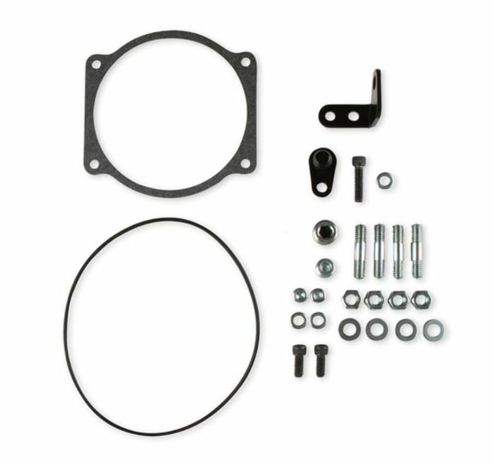 Holley EFI Cast Aluminum 4500 EFI Throttle Body Intake Elbow-LS - 300-248