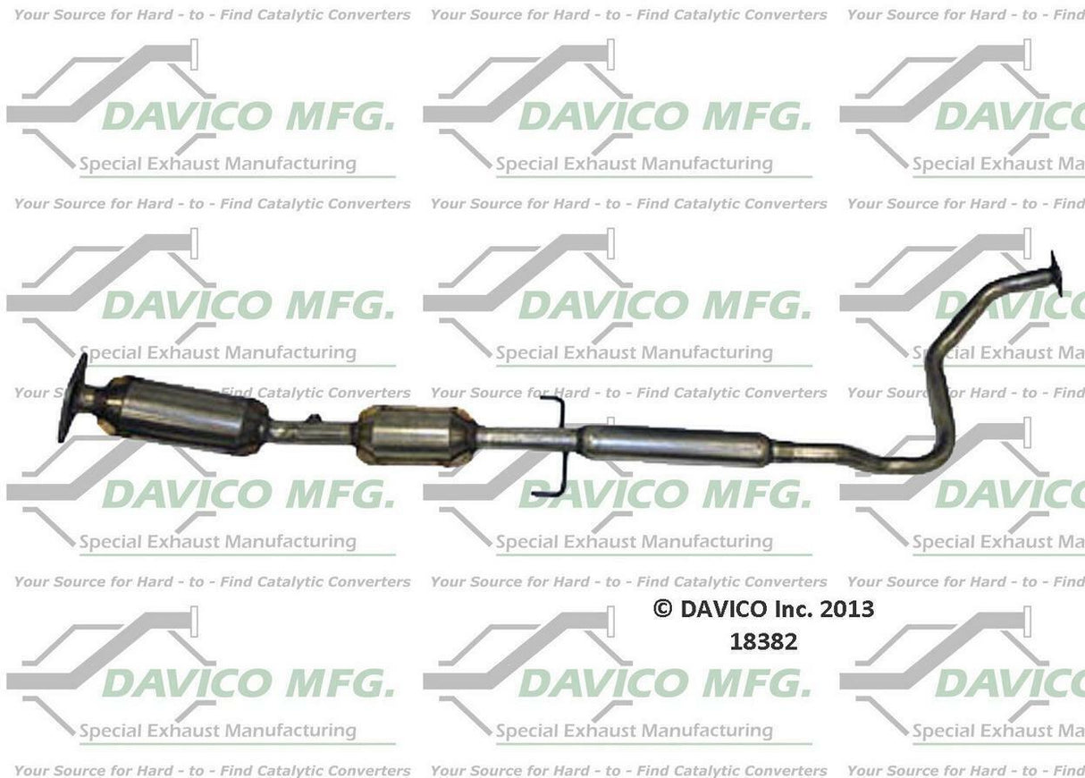 t Catalytic Converter Fits: 2004-2009 Toyota Prius18382 Davico Mfg