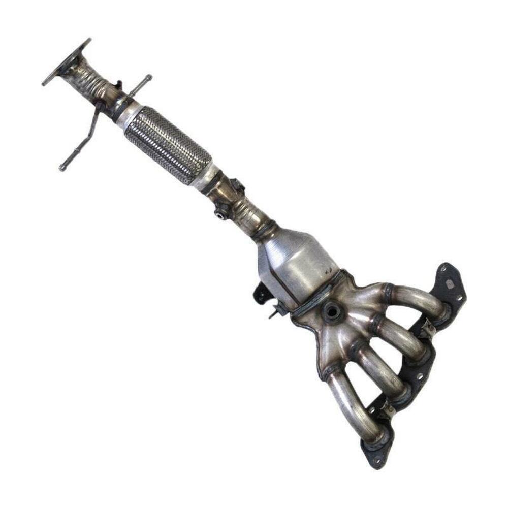 direct-fit catalytic converter manifold fits 2010-2013 Mazda 3 2L and 2004-2005 Mazda 3 2L L4 rear front Federal EPA with gaskets Schultz