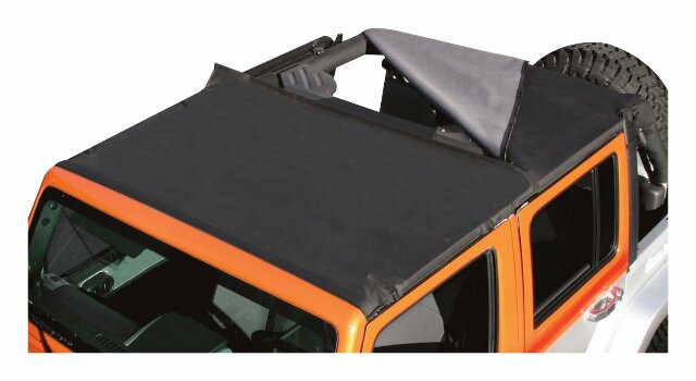 RT Off-Road Combo Beach Topper - CB30035 fits 2007-2018 Jeep Wrangler black fabric