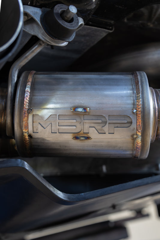 MBRP cat-back exhaust system fits 2020-2024 Chevy Corvette 4.5 inch Armor Pro Series T304 stainless steel S70413CF