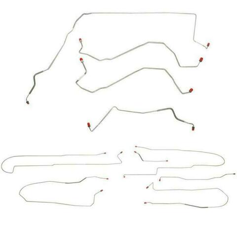 Complete Brake Line Kit for 2000-2003 Buick Lesabre AWABS steel