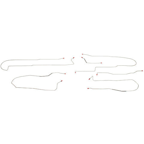 2000-2003 Buick LeSabre Complete Brake Line Kit AWABS 4W Disc Stainless CBK0001SS