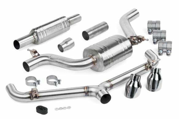Fits 2015-17 GTI Volkswagen Catback Exhaust System & Front Muffler(MK7.5)CBK0008 stainless steel polished