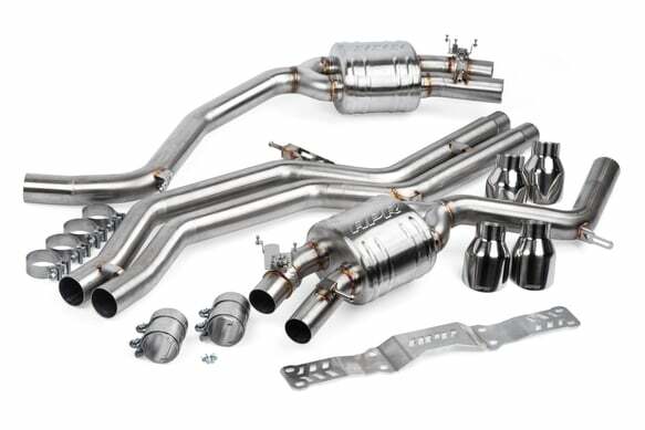 Catback Exhaust System - 4.0 TFSI - C7 S6 and S7 for Audi stainless steel polished