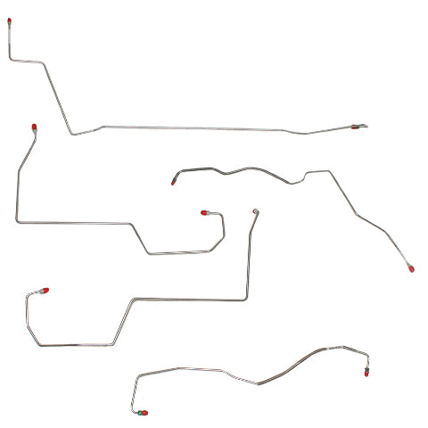 1996-99 Buick LeSabre Complete Brake Line Kit With Traction Control Steel CBK0009OM