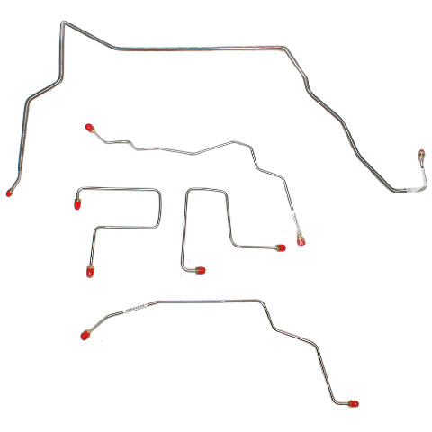 Complete Brake Line Kit for 2001-2005 Chevy Blazer 4WD stainless steel