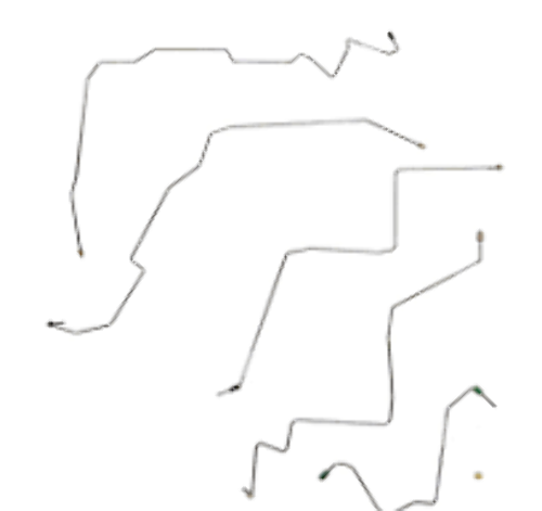Brake Line Kit for 02-05 Dodge Ram 1500 4WD short bed stainless steel