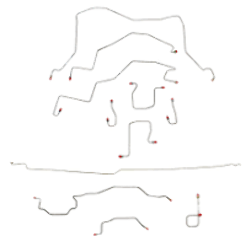 Complete Brake Line Kit for 1998-2001 Dodge Ram 3500