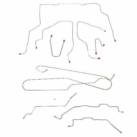 Brake Line Kit for 95-98 Chevy Silverado K1500 4WD short bed