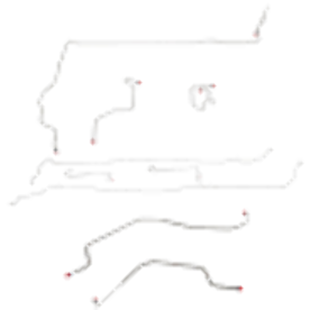 Brake Line Kit for 06-10 Hummer H3 stainless steel